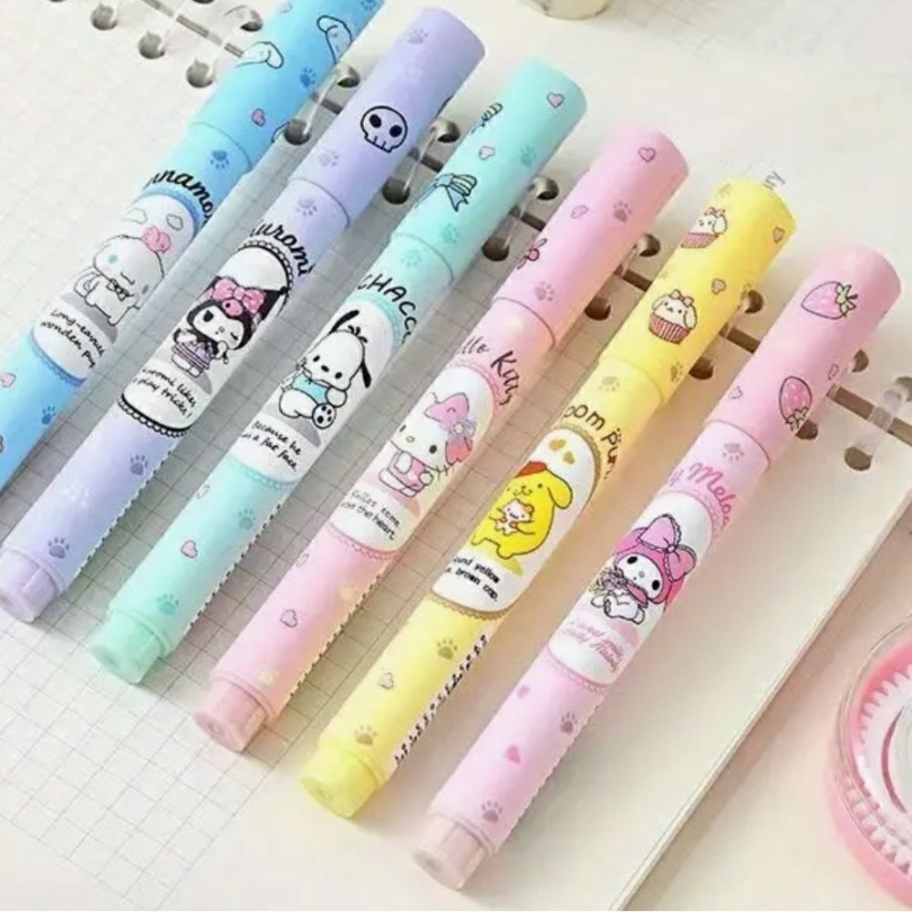 Sanrio Highlighter Pens Set of 6 - Picture 3 of 6